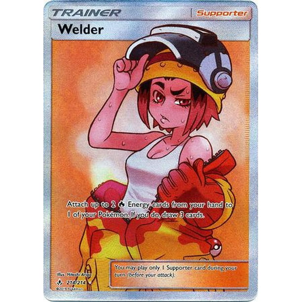 4x Welder 189/214 Playset from Pokemon Unbroken Bonds NM